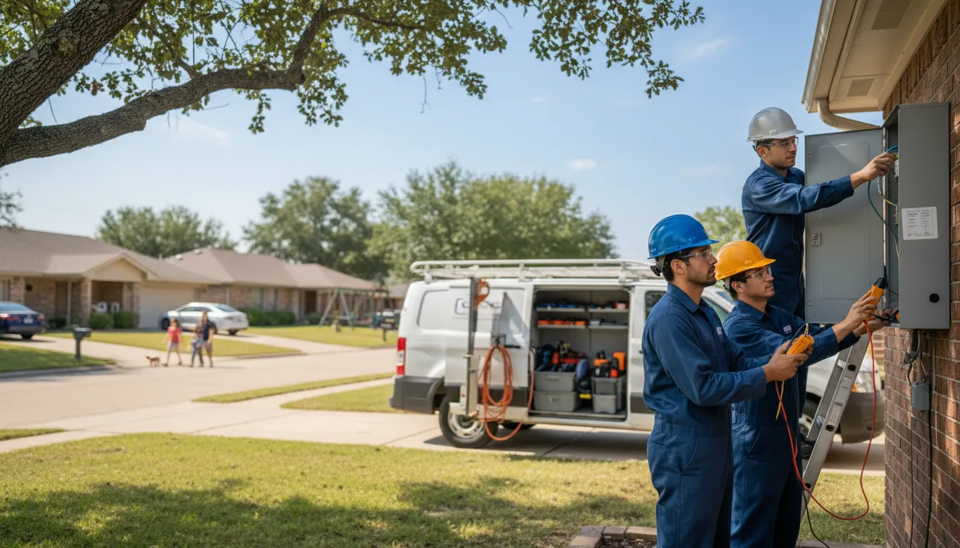 Certified electrician providing emergency electrical services in Christiansburg, OH